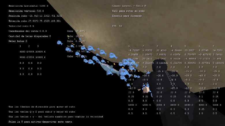 Overview upside down with shark